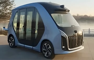 В Китае создали беспилотный автобус с оригинальным дизайном