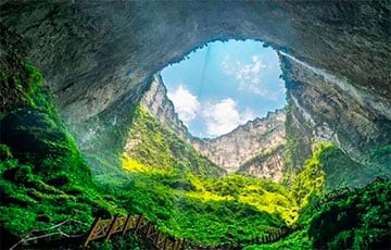 В Китае под землей растет «небесный» лес