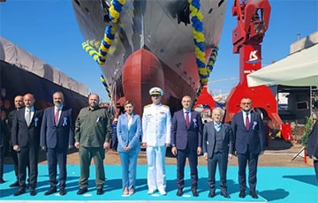 В Турции спустили на воду второй корвет для ВМС Украины