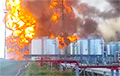 Burning Oil Depot In Rostov Region Of Russian Federation Attacked Again