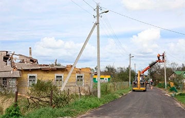 Ураган сорвал крыши домов в Кореличском районе