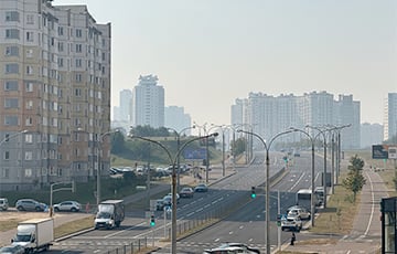 Strong Smog Over Minsk