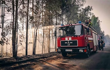 В Чернобыльский зоне начался новый пожар