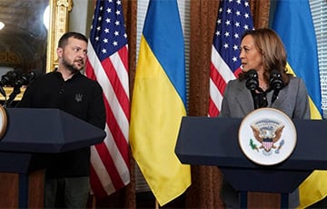 Zelensky Meets With Harris