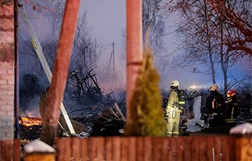 Названа предварительная причина падения самолета в Вильнюсе