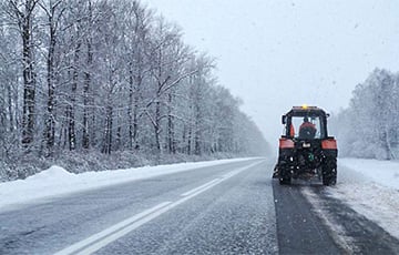 На важнай палескай магістралі абмяжуюць рух