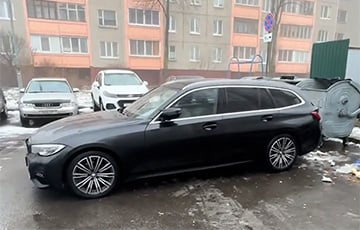 «Вот как люди живут в Минске, выкинули BMW на мусорку»