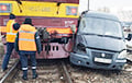 Minibus Crashes Into Moscow - Brest Train In Minsk Region