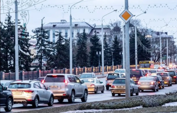 Заторы ў цэнтры Менска будуць яшчэ цэлы месяц