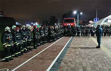 У станции метро «Площадь Франтишка Богушевича» ночью будет много техники МЧС