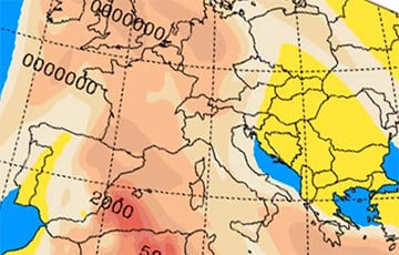 На Беларусь рухаецца пылавое воблака з Сахары