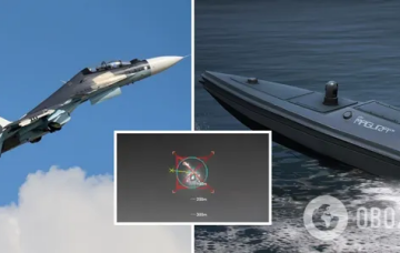 Украіна першай у свеце збіла з марскога дрона Magura знішчальнік Су-30: відэа