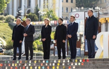 Мэрц з Кіева папярэдзіў Пуціна