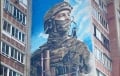 В РФ к 9 мая нарисовали мурал в честь воина «Азова»