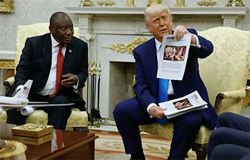 Трамп принимает в Белом доме президента ЮАР