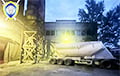 У Гомелі разарвала цэментавоз