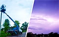 Due To Thunderstorms In Minsk Region, 112 Settlements Were Left Without Power Supply