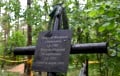 Лукашисты раскопали старую могилу в лесу