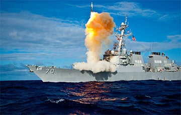 Американский корабль участвовал в перехвате последнего ракетного залпа из Ирана