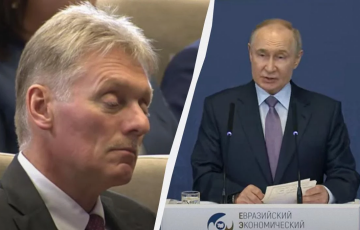 Песков заснул во время выступления Путина в Минске