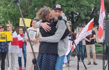 В Вильнюсе прошел митинг с участием Сергея Тихановского