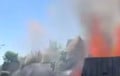 In Russian Federation, An Airplane Crashed Near An Apartment Building And Caught Fire