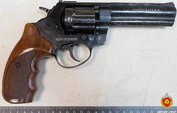 У жыхара Полацка знайшлі турэцкі рэвальвер