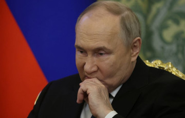 Пуцін зняславіўся падчас пахавання міністра транспарту РФ