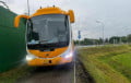 Автобус с 60 белорусами протаранил кольцевую развязку в Польше