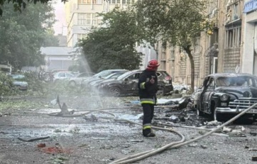 Consequences Of The Attack On Lviv: A Drone Strike Destroyed The Entrance Of A Two-story House