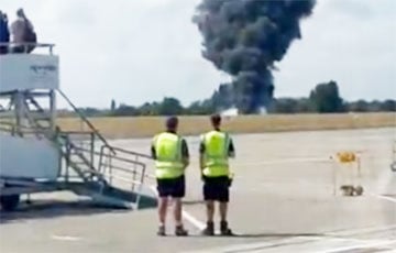 A Plane Crashed At A British Airport