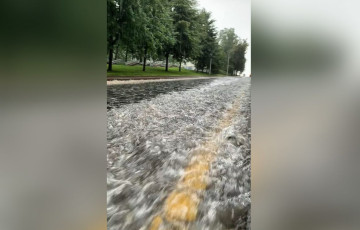 Минск снова затопило после ливня