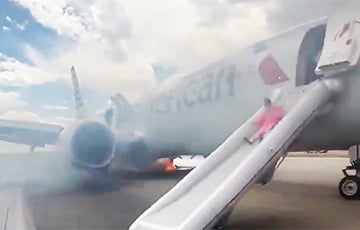 A Plane With 179 People On Board Caught Fire In The U.S.