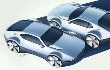 Volkswagen показал секретный электрический спорткар в стиле 70-х