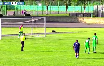 Белорусский полузащитник встал в ворота и отбил пенальти