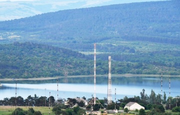 Fire Breaks Out Near Titan Substation In Crimea After Drone Attack