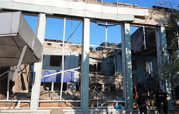 Появилось видео момента удара КАБом по Запорожью