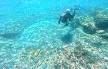 В затонувшем римском городе нашли бани Цицерона