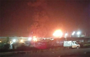 A Refinery In The Rostov Region Of The Russian Federation Is In Massive Flames