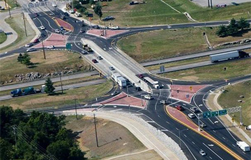 У Менску адкрылі «дывіргентную» развязку