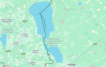 Дрон долетел до Чудского озера в России