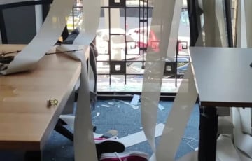 Ukrainian Pravda Office Damaged In Russian Strike On Kiev