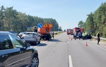 Около Ратомки на трассе Р28 произошло серьезное ДТП