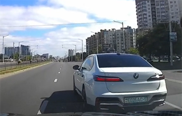Дорожный конфликт из Минска попал на видео