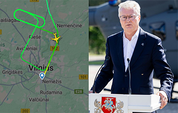 Самолет президента Литвы полчаса не мог сесть в Вильнюсе