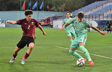 Молодежная сборная Беларуси вырвала ничью у бельгийцев