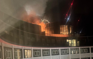 В Лондоне вспыхнул пожар в бывшем телецентре BBC