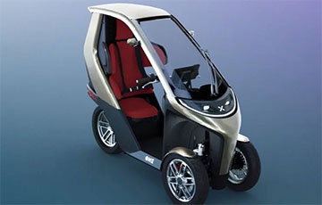 В Германии создали оригинальный гибрид электроскутера и авто