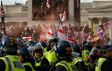 В Лондоне более 110 тысяч человек вышли на антииммиграционный марш