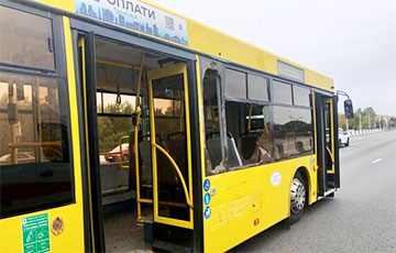 В Минске столкнулись автобус и МАЗ